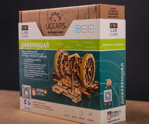 Унікальна коробка з картону та мікрогофри для "Ugears"